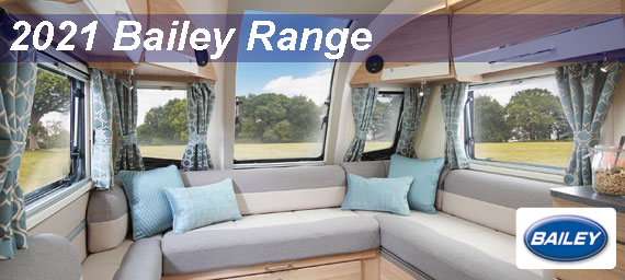 New Bailey Touring caravan range for sale at Duncan Caravans
