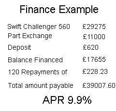 CHallenger 560 finance example